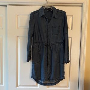 Athleta Blue Denim Dress